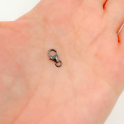 12MM Black Rhodium Trigger Clasp