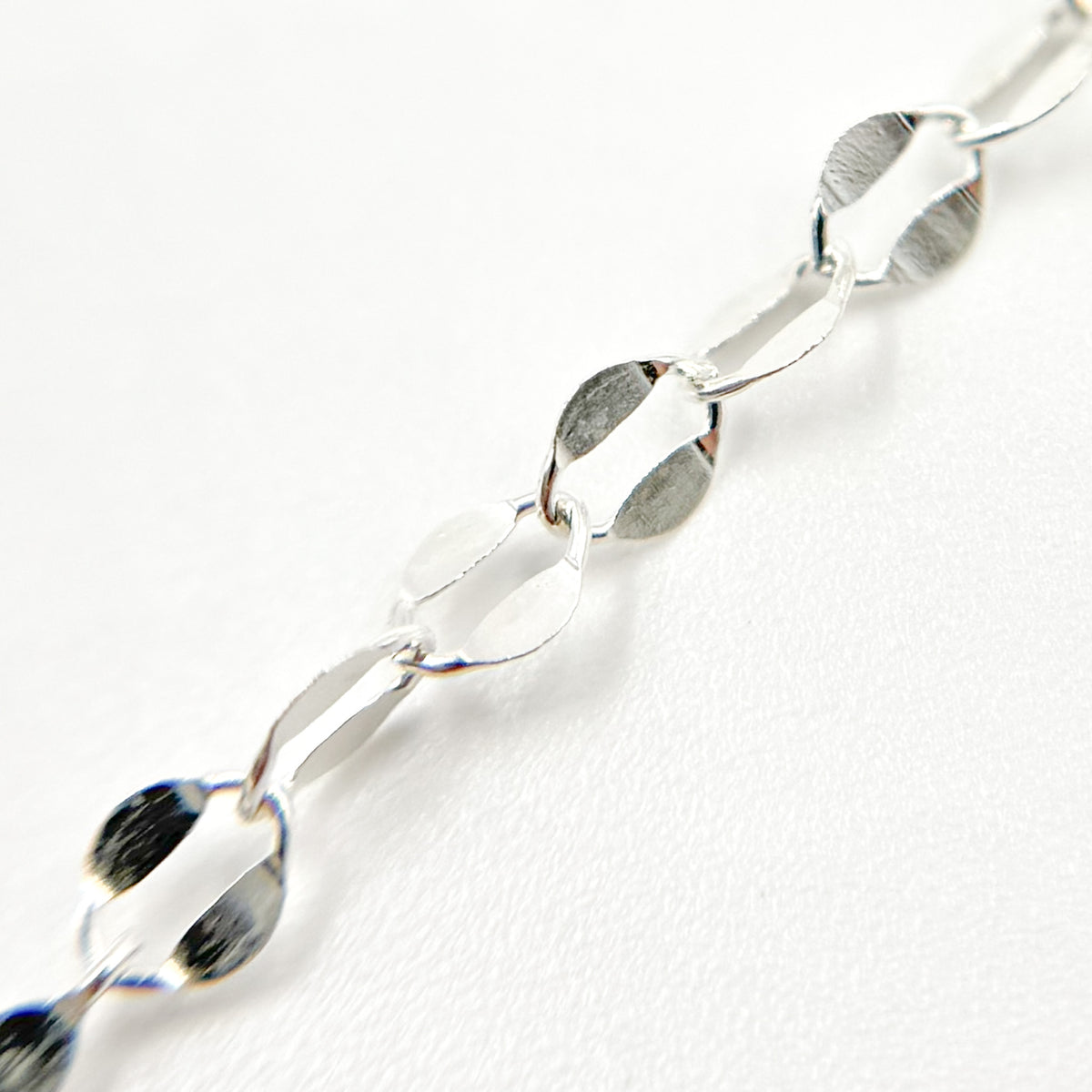 Sterling Silver Flat Marina Chain