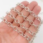 Load image into Gallery viewer, Y63SS. Sterling Silver Smooth Oval Chain
