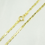 Load image into Gallery viewer, 040FVAV1BPT2A8L001. 14k Solid Gold Mirror Marina Link Chain
