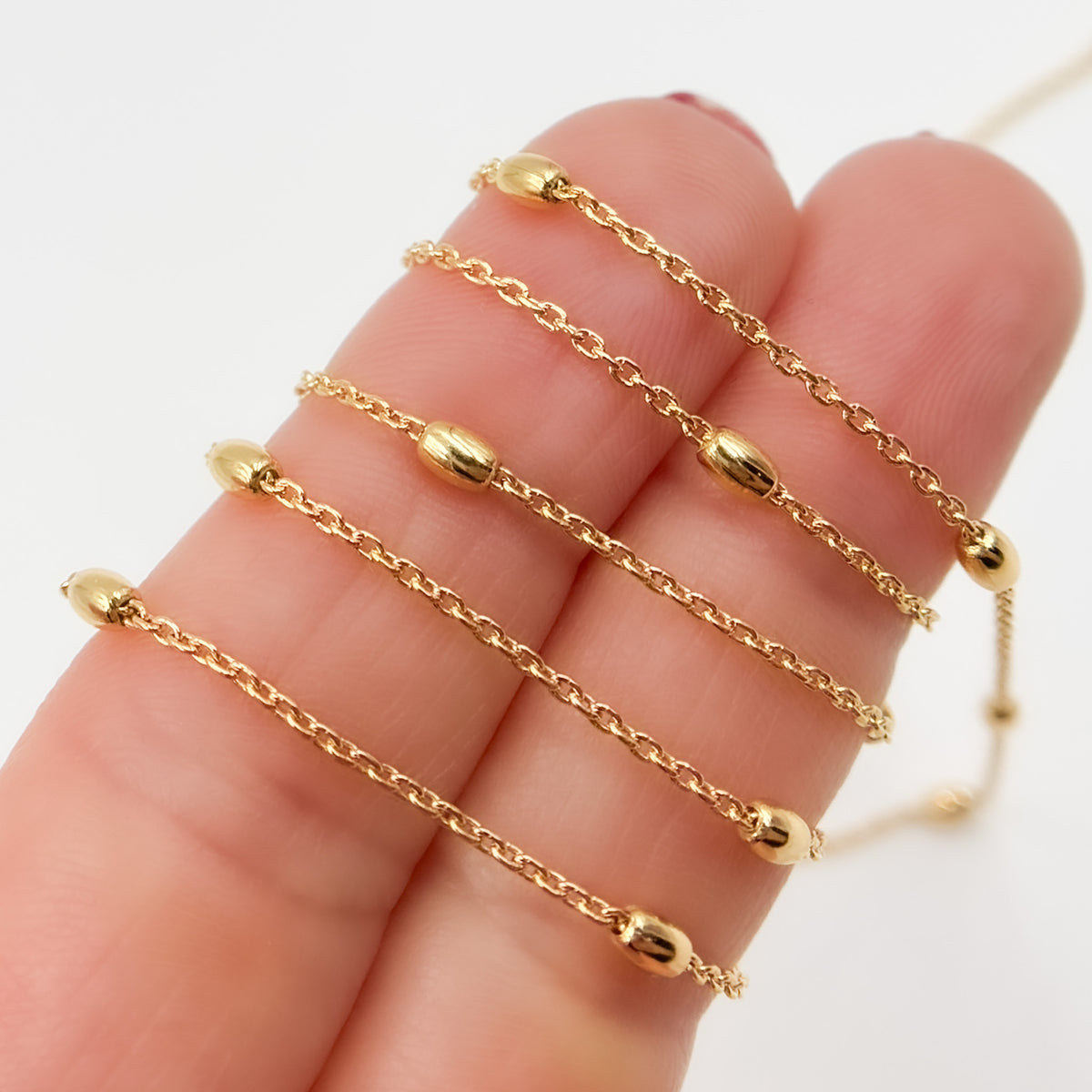 1471.1GF. 14k Gold Filled Satellite Chain