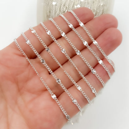 013RSS. Sterling Silver Rope Chain