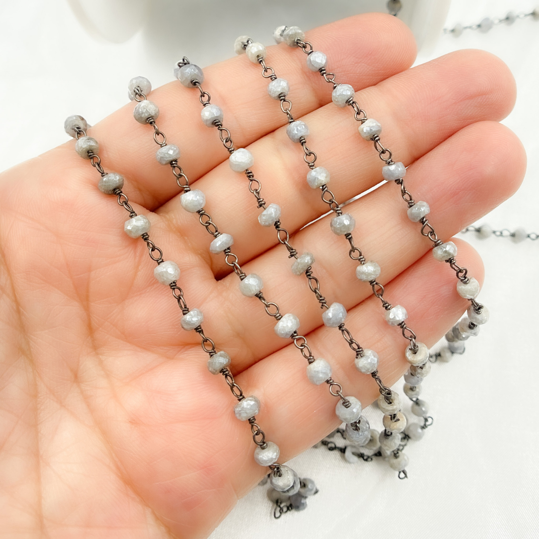 Silverite Oxidized Wire Chain.