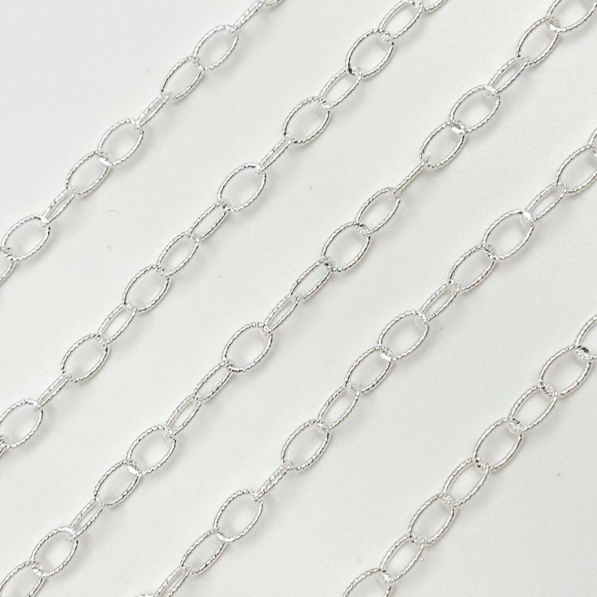 Sterling Silver Twisted Cable Chain
