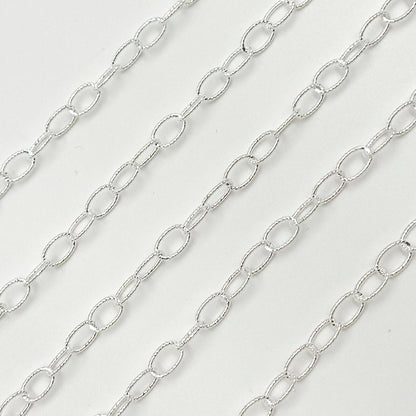 Sterling Silver Twisted Cable Chain
