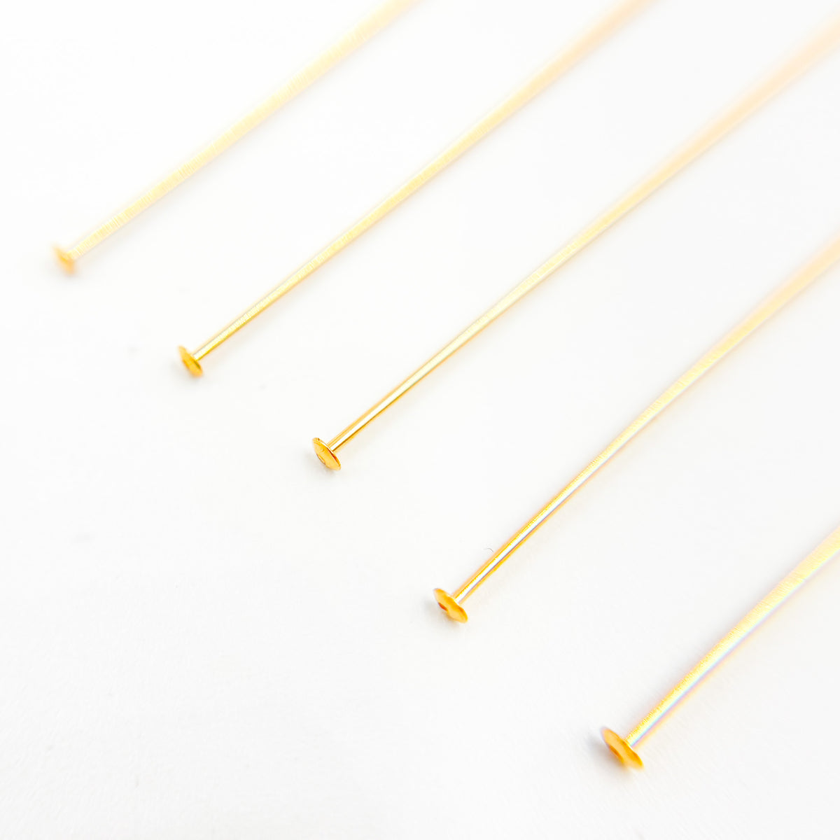 Gauge Gold-filled Flat 2 Inch Headpin