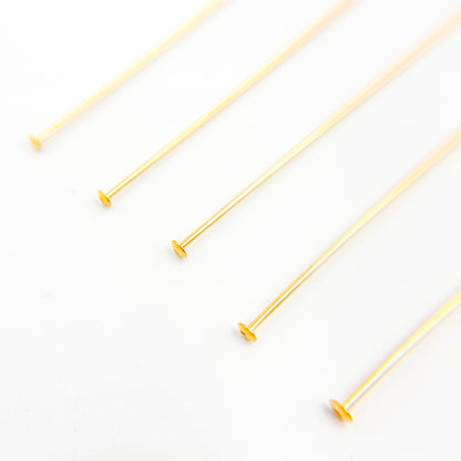 Gauge Gold-filled Flat 2 Inch Headpin