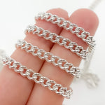 Load image into Gallery viewer, Y3SS. Sterling Silver Curb Link Chain
