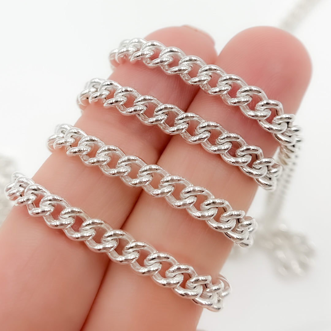 Y3SS. Sterling Silver Curb Link Chain