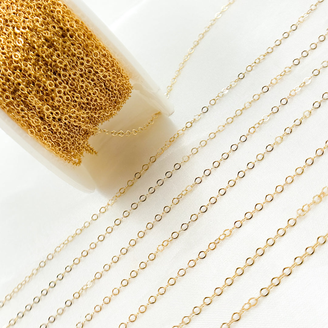 1318FGF. 14K Gold Filled Circle Link Chain