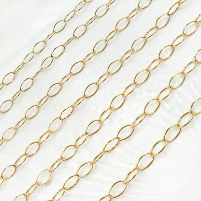 14K Gold Filled Smooth Cable Chain