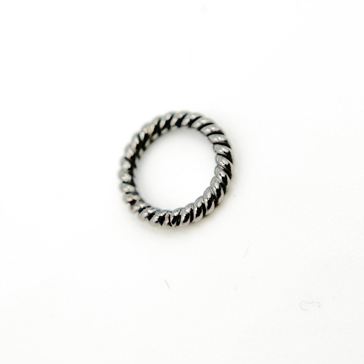 Gold Plated Twisted Jump Ring