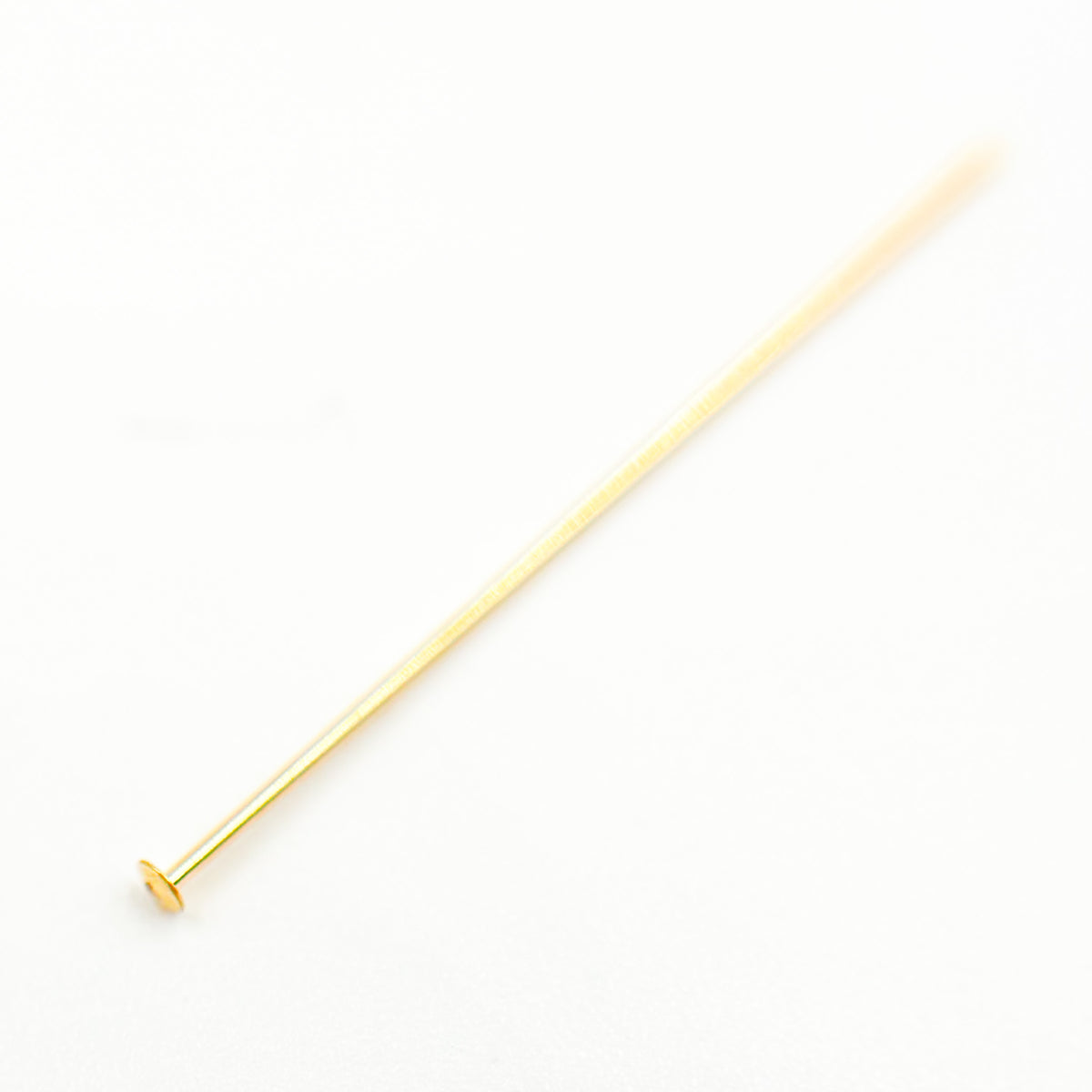 Gauge Gold-filled Flat 1 Inch Headpin
