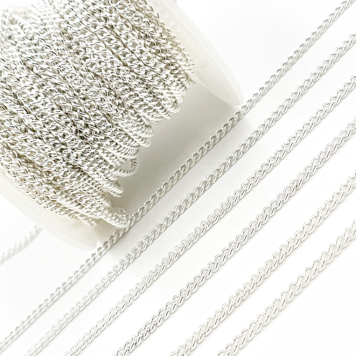 Sterling Silver Curb Link Chain