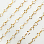 Load image into Gallery viewer, V278GF. 14K Gold Filled Clover and Oval Link Chain
