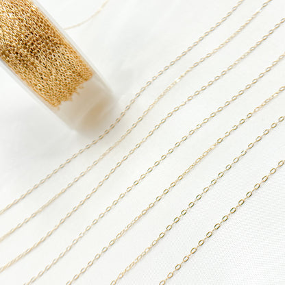 14K Gold Filled Cable Chain