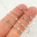 Load image into Gallery viewer, V232SS. Sterling Silver Heart Link Chain