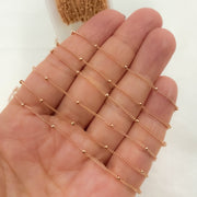 Rose Gold Filled Satellite Chain