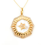 Load image into Gallery viewer, 14K Solid Gold Diamond Mother of Pearl
