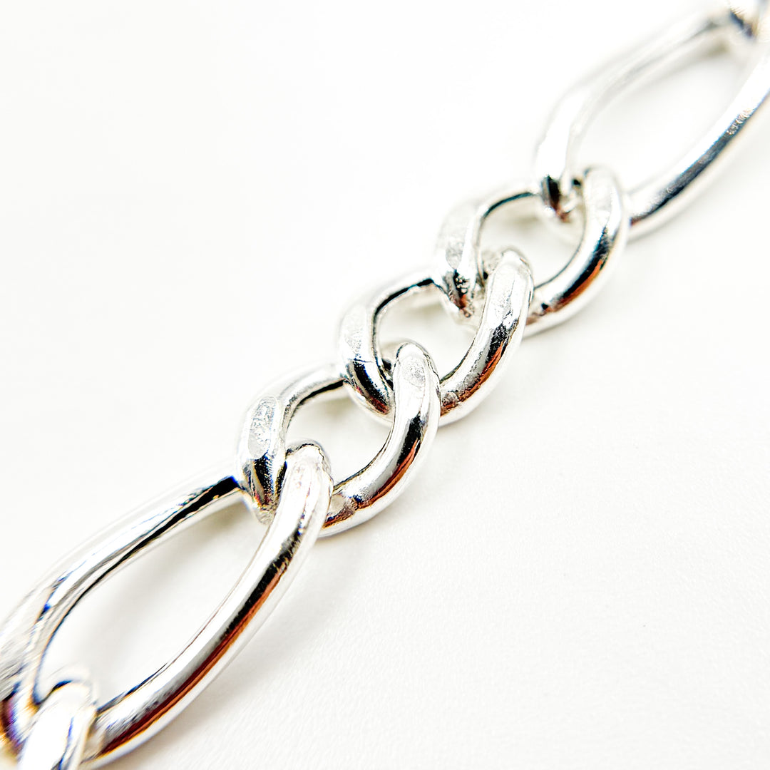 Y62SS. Sterling Silver Figaro Chain