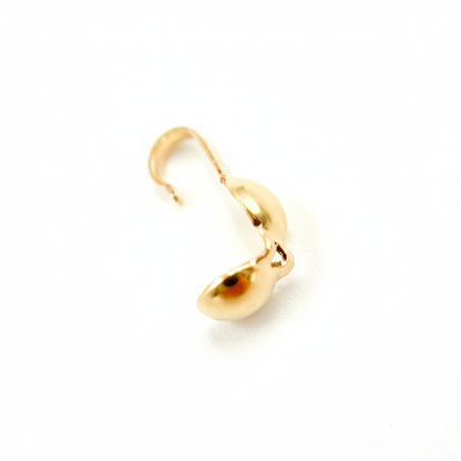 4001180. Gold Filled Clamshell Bead Tip