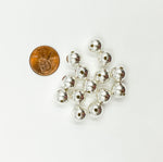 Load image into Gallery viewer, 925 Sterling Silver Seamless Beads 12mm
