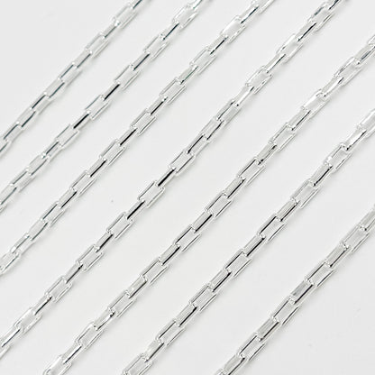 Sterling Silver Box Link Chain