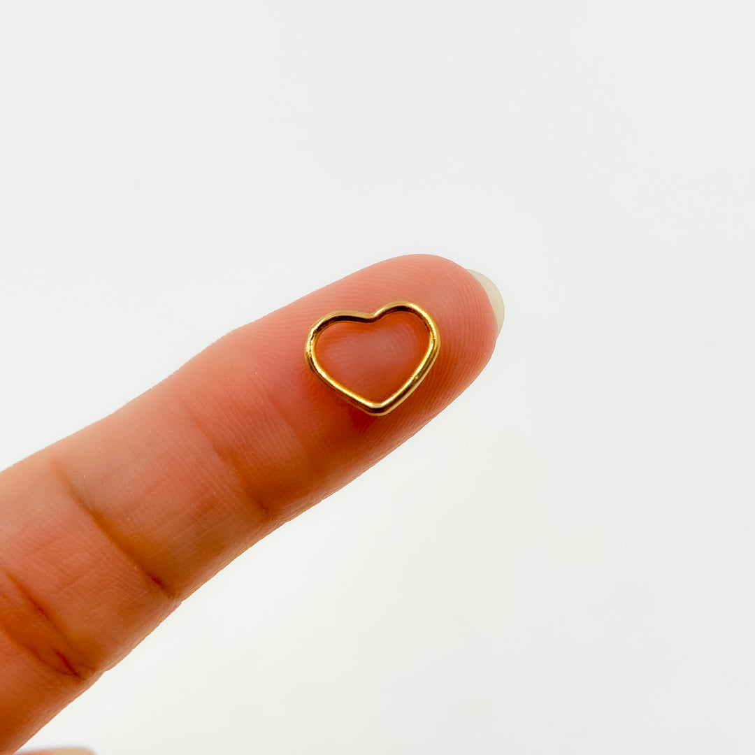 V290MGF. 14k Gold Filled Heart Charm