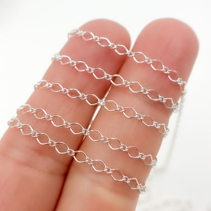 Sterling Silver Cable Link Chain