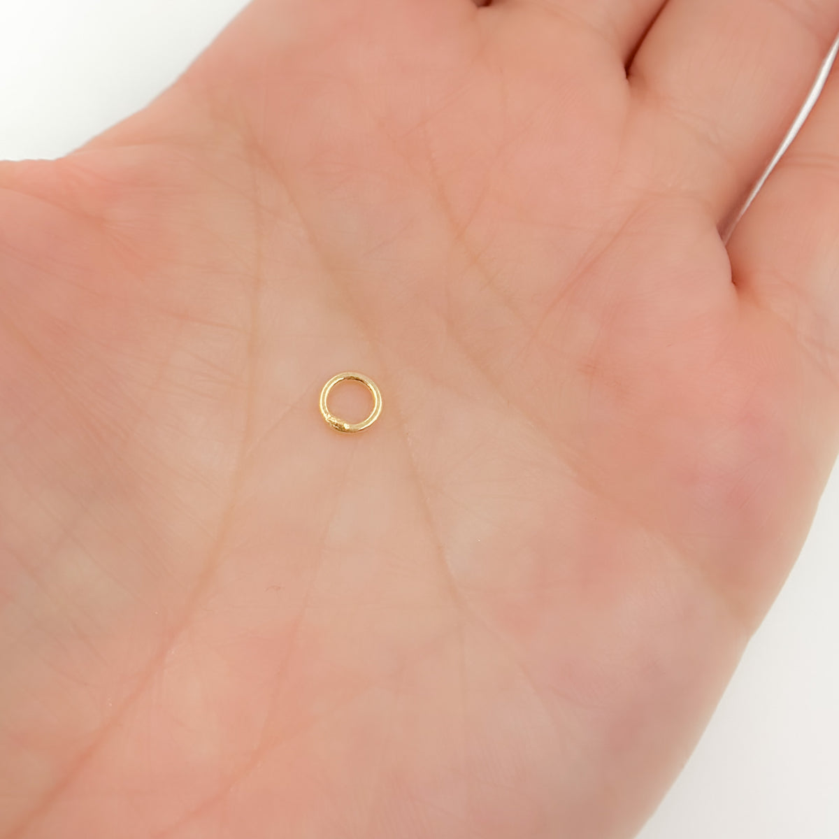  5MM Close Gold Plated Jump Ring