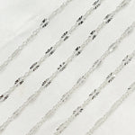 Load image into Gallery viewer, Sterling Silver Diamond Cut Marina Link Chain
