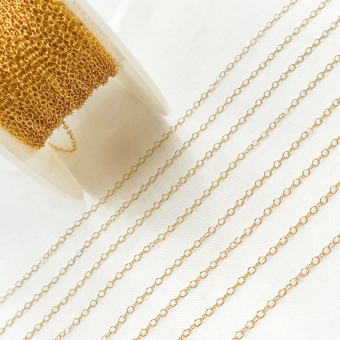 1020GF. 14K Gold Filled Cable Chain