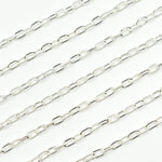 Load image into Gallery viewer, Buy Now Sterling Silver Elongated Twisted and Plain Cable Link Chain
