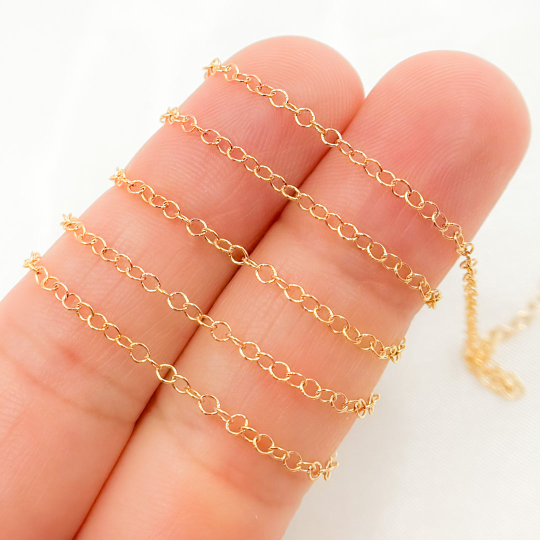 1318GF. 14K Gold-Filled Cable Chain