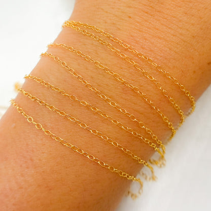 14K Gold Filled Cable Chain