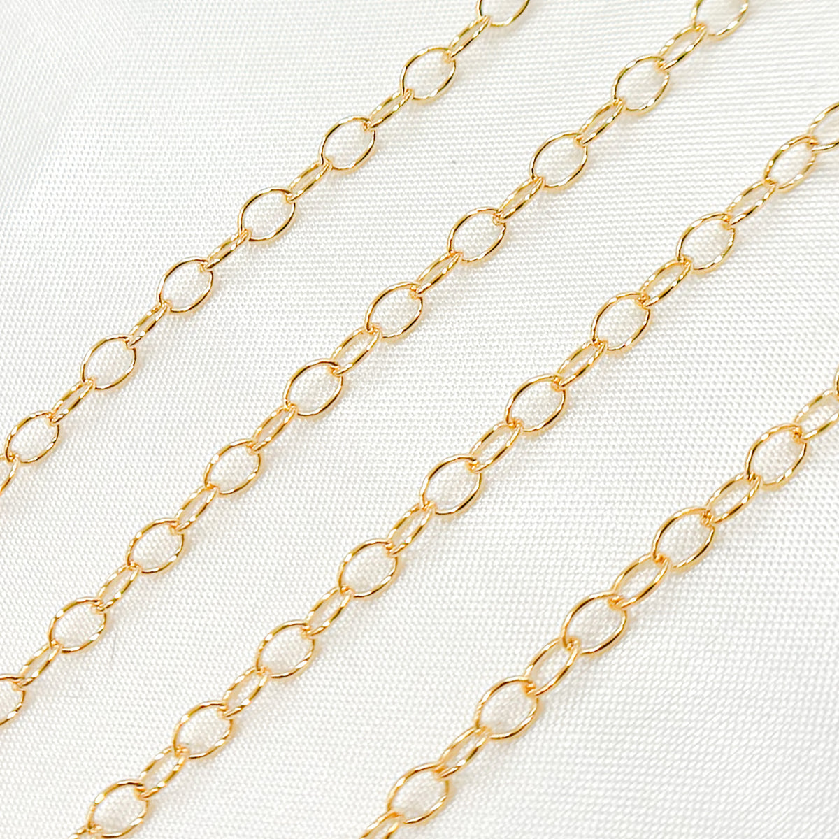 14K Gold-Filled Smooth Cable Chain