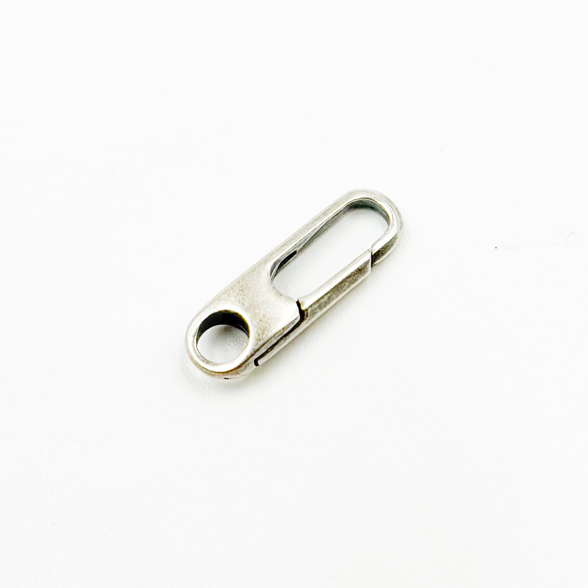 1356OX. 15MM Oxidized Sterling Silver Oval Clasp