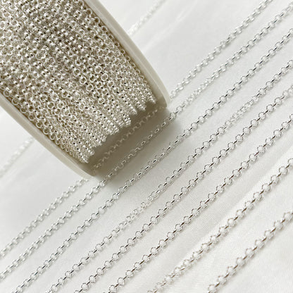 Sterling Silver Rolo Link Chain