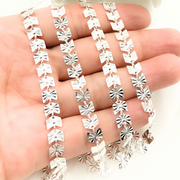 925 Sterling Silver Diamond Cut Arrow