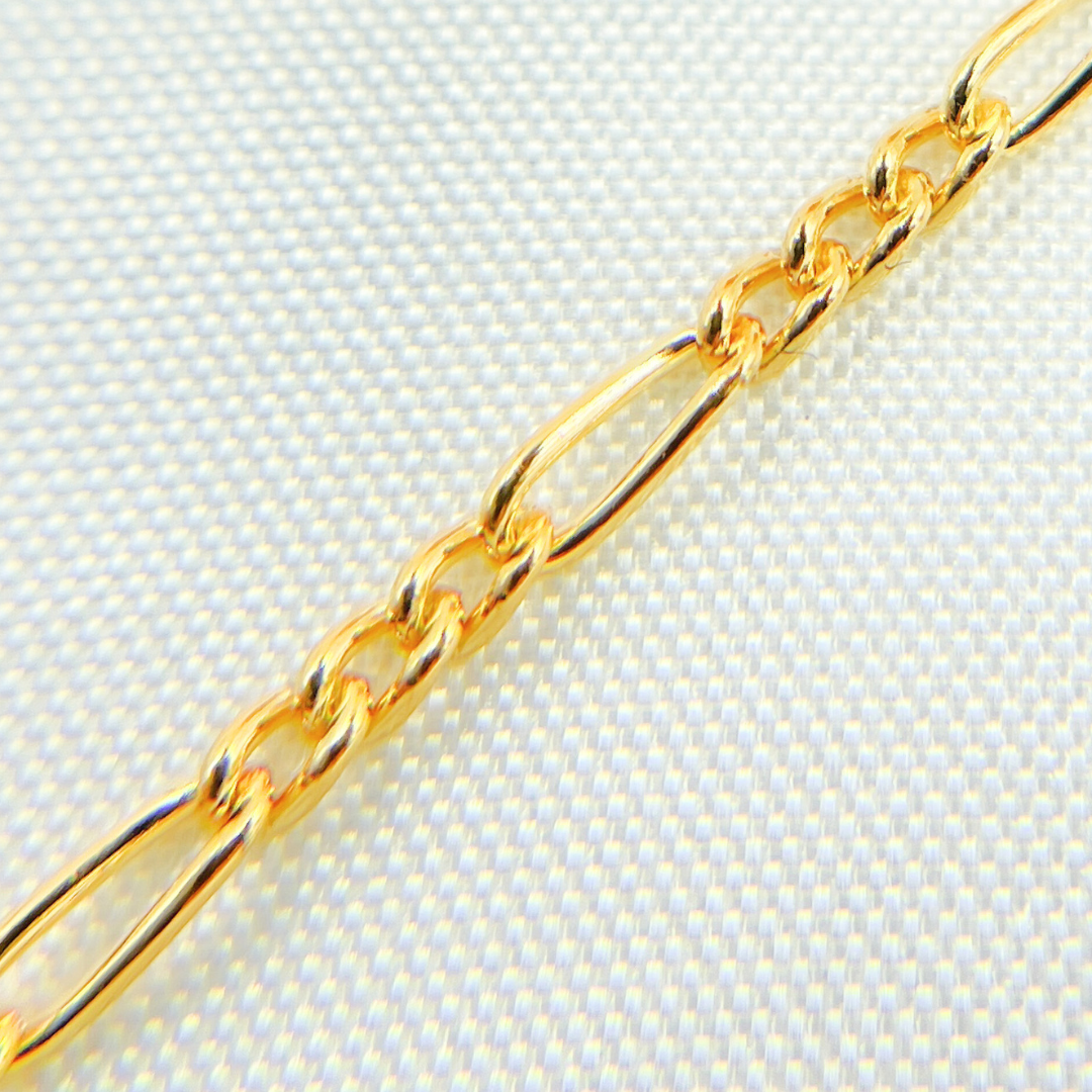 2031CGF. 14k Gold Filled Figaro Chain.