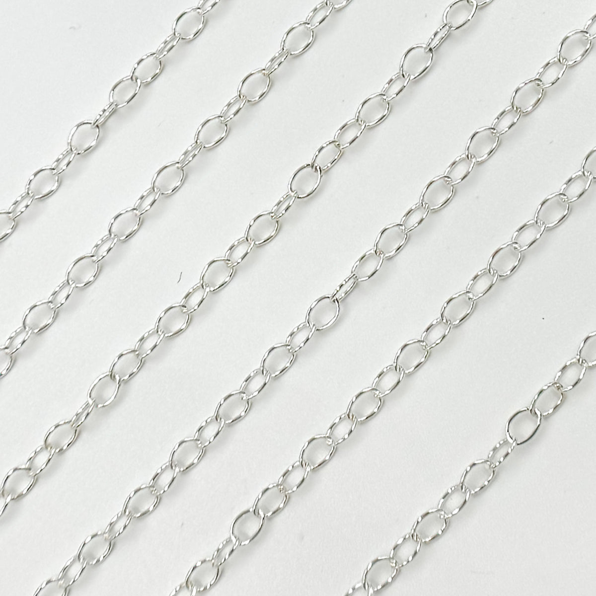 Sterling Silver Smooth Cable Chain