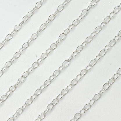 Sterling Silver Smooth Cable Chain