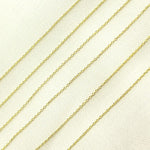 Load image into Gallery viewer, 020R01LGbyFt. 14K Solid Gold Cable Chain
