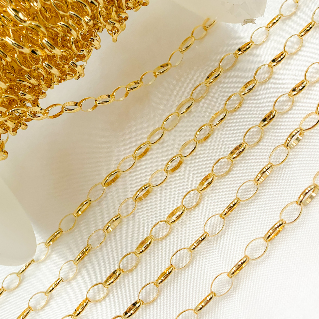 14K Gold Filled Oval Link Chain
