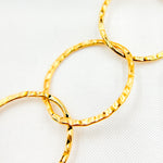 Load image into Gallery viewer, 756KGF. 14K Gold-Filled Hammered Round Link Chain
