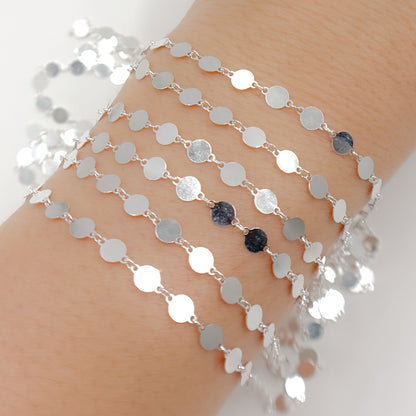 Sterling Silver Disc Chain
