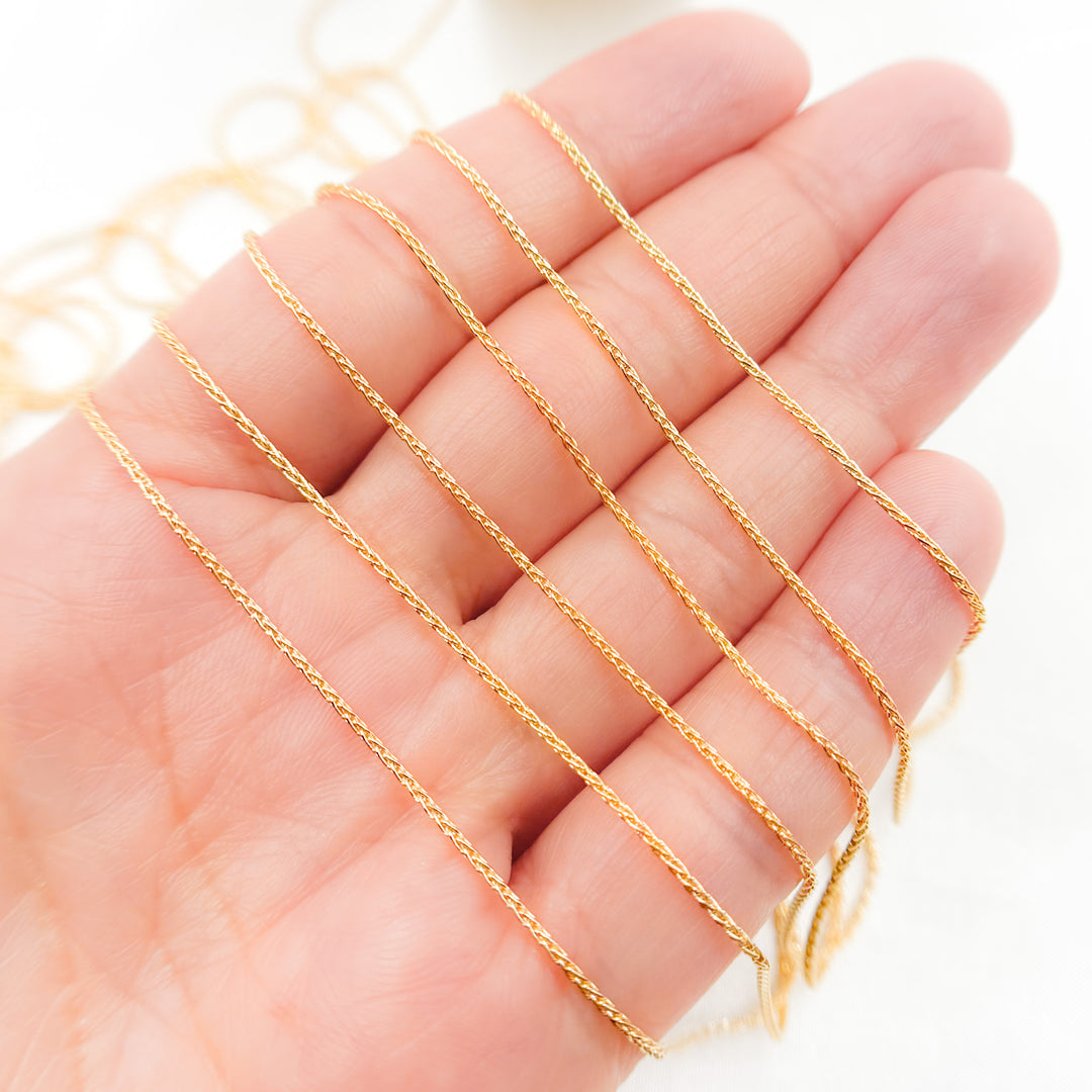 914GF. 14K Gold Filled Beading Cordette Chain