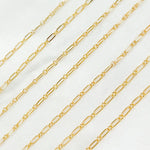 Load image into Gallery viewer, 141F. 14K Yellow Gold Filled Flat Long and Short Chain
