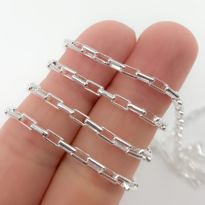 Sterling Silver Box Link Chain