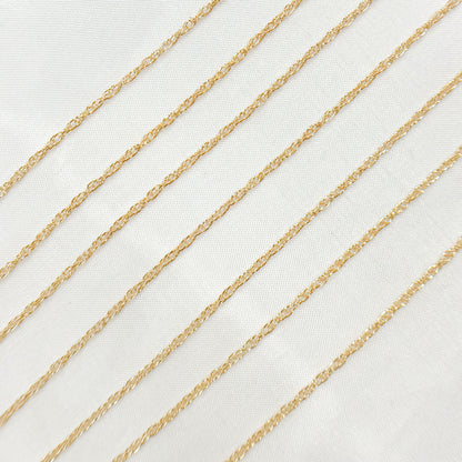 14K Gold Filled Rope Chain